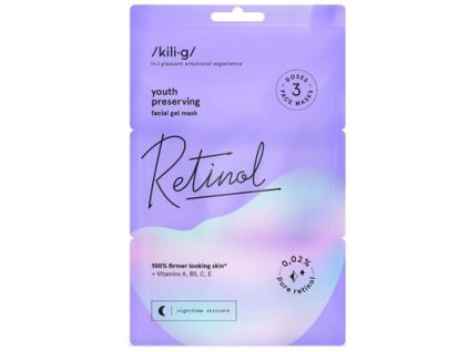 111057 kilig set 3 gelovych pletovych masek s retinolem