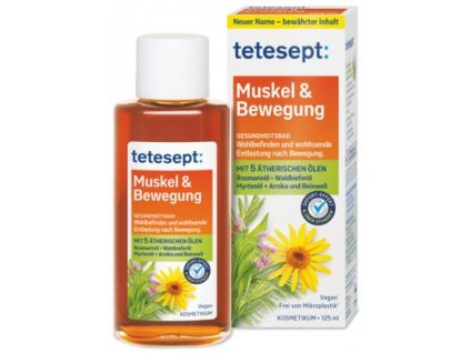 111540 tetesept svaly a pohyb koupel 125 ml