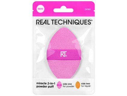 112368 real techniques zazracna houbicka powder puff 2v1