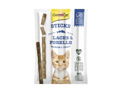 123084 gimcat sticks 4ks bal lososove tycinky