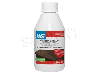 124119 hg restaurator nabytku 250ml tmave drevo