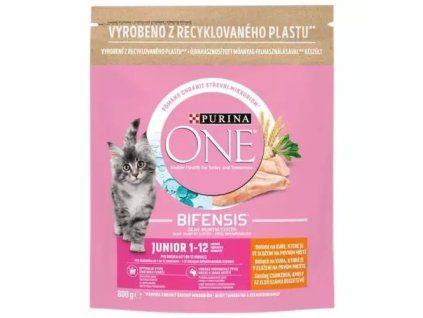 Purina ONE granule 800g junior kuř obil