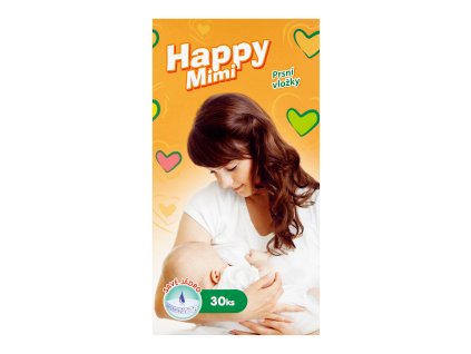 125928 happy mimi prsni vlozky 30ks fol