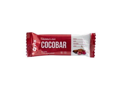 VIX Cocobar 30g Hořká čokoláda s višní