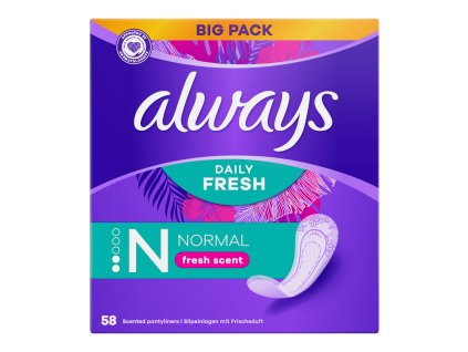 Always vložky (58ks/kra) Slip Normal Deo