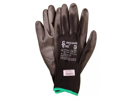 Univ zahradní rukavice Brita černé č.10