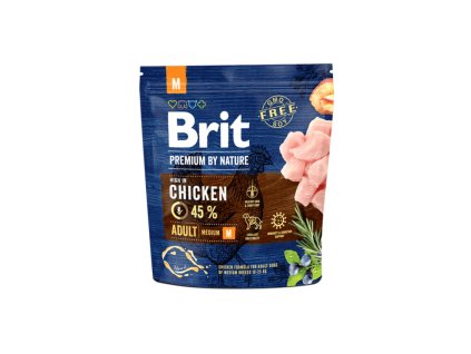 Brit Premium granule kuře 1kg pes