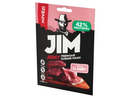 JIM JERKY 23g hovězí-slanina