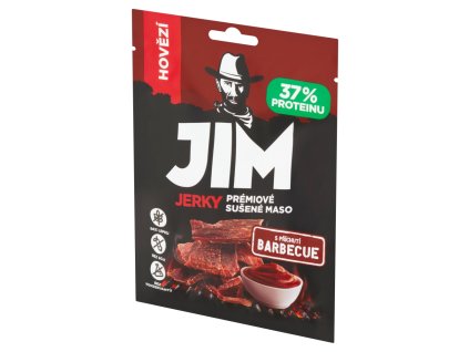 JIM JERKY 23g hovězí  BBQ