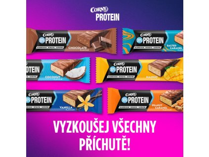 CORNY Proteinová tyčinka 50g kokos