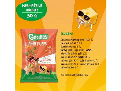 Goodies Llama křupky 30g pizza
