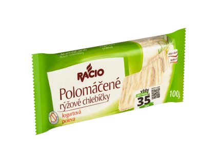 RACIO polomáčené rýž chlebíčky 100g jog