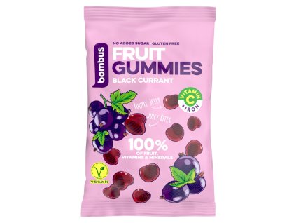 BOMBUS FRUIT GUMMIES 35g BLACK CURRANT