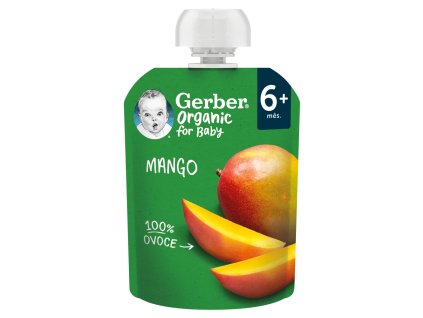 GERBER Organic kapsička 90g mango 6m+
