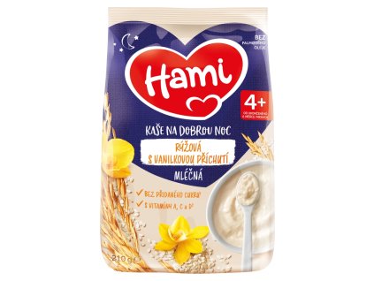 HAMI ml kaše 210g rýž s van přích DN 4m+