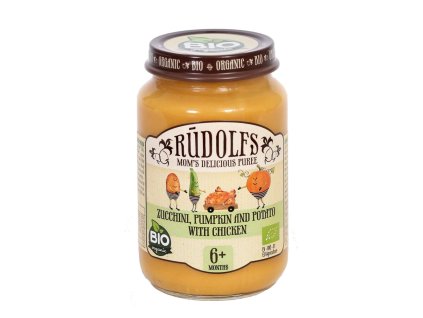 RudolfsBIO 190g Cuk dýň bram s kuř 6m+