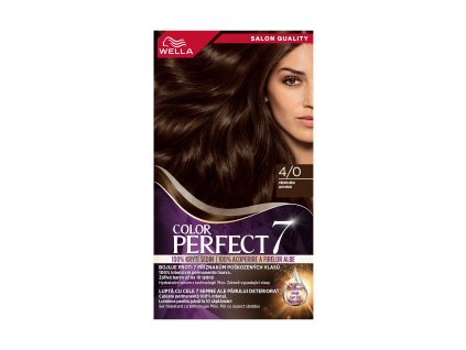 Wella Color Perfect7 4/0 Středně hnědá