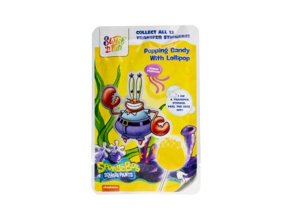 Sponge Bob lízátko 15g popping candy