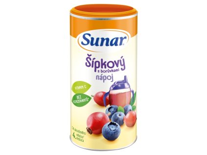 Sunar nápoj 200g šípky a borůvky 4m+