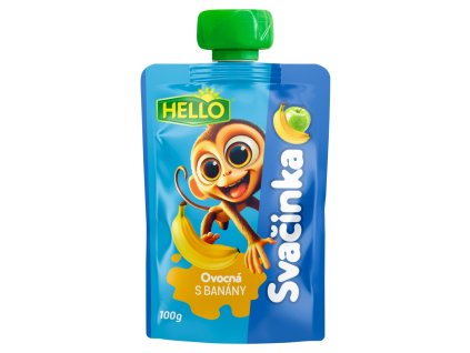 Hello svačinka 100g s banány 4m+