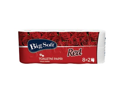 Big Soft toal papír 3vr (10ks/fol) Red