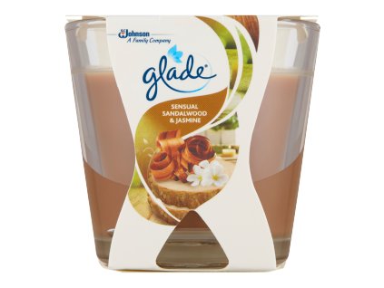 Glade svíčka 70g Decor Santal dřevo
