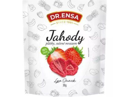 Jahody plátky, lyofilizované 30g