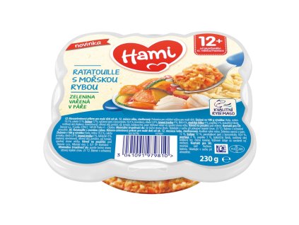 Hami menu 230g  zel ratatou moř ryb 12m+
