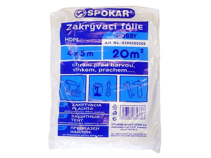 Zakrývací fólie 4m x 5m HDPE 5my