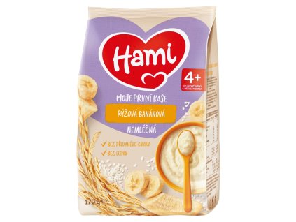 Hami neml kaše 170g rýžová banánová 4m+