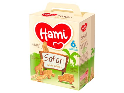 HAMI sušenky 180g Safari