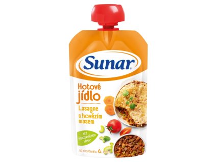 Sunar lasagne s hovězím 120g