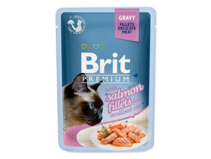 Brit Premium kapsa 85g sterilised losos