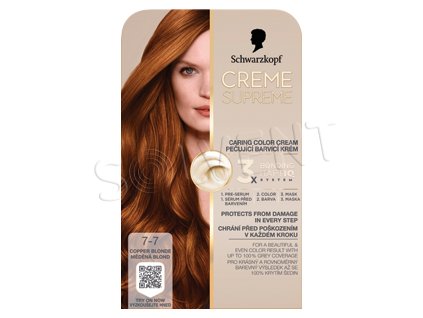 Creme Supreme 7-7 Měděná blond