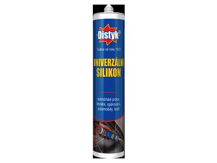 Distyk univerzální silikon 280ml bílý
