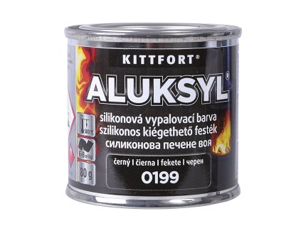 ALUKSYL 0199 žáruvzdor barva 80g černá