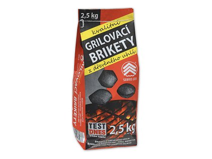 Grilovací brikety 2,5kg SERVIS LES