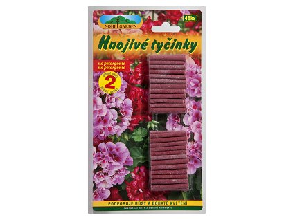 Tyčinky hnojivé na muškáty (48ks/bli)