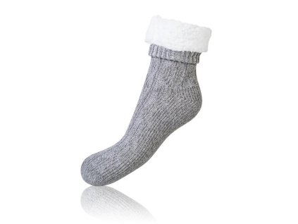 EXTRA WARM SOCKS - Extrémně teplé ponožky - šedá 38 - 39