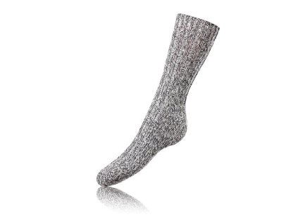 NORWEGIAN STYLE SOCKS - Zimní unisex ponožky - šedá 35 - 38