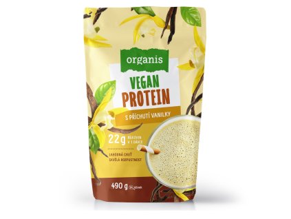 Organis VEGAN protein 500g vanilka