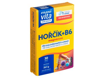Maxi Vita hořčík+B6 (30ks/kra)