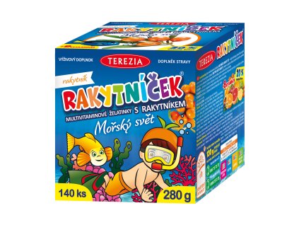 RAKYTNÍČEK želatinky MOŘ SVĚT(140ks/kra)