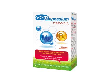 GS Magnesium + vitamin B6 (30tbl/kra)