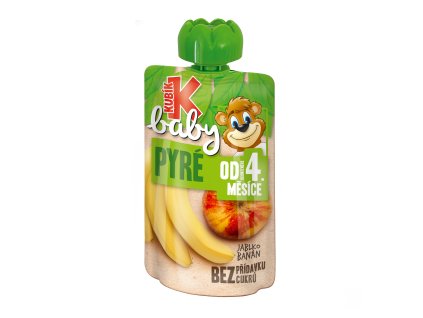 Kubík baby kapsička 100g jablk banán