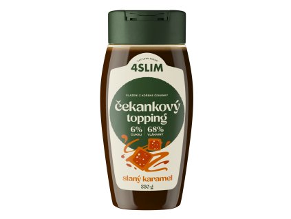 Čekankový topping 330g slaný karamel
