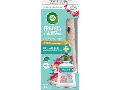 Air Wick Active Fresh difuzor + náplň 228ml Kvetoucí frézie a eukalypt