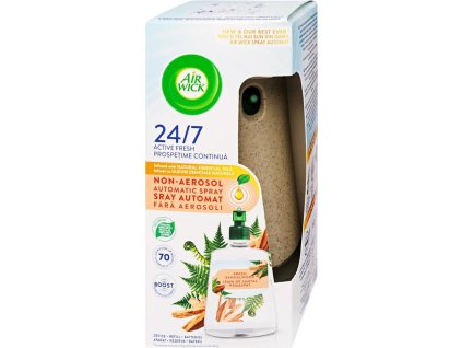 Air Wick Active Fresh difuzor + náplň 228ml Santalové dřevo