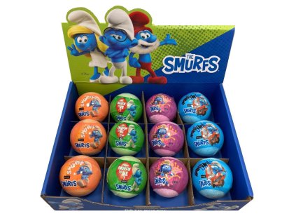 Mix Kids: Šmoulové display 12ks 100g (MIX 4 druhy) Blue+Green+Pink+Orange
