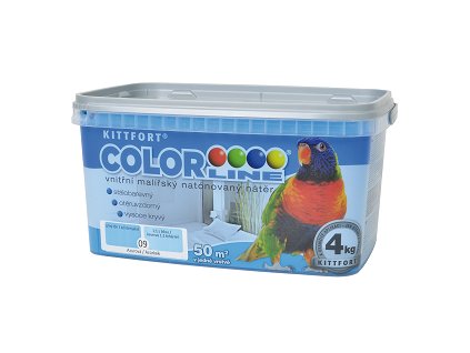 Colorline 4kg barevný azurová 09